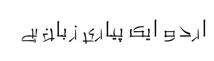 AlFars 22 Chinies free urdu font download