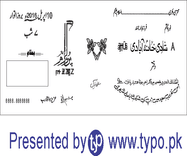 Basic Shadi Card Urdu